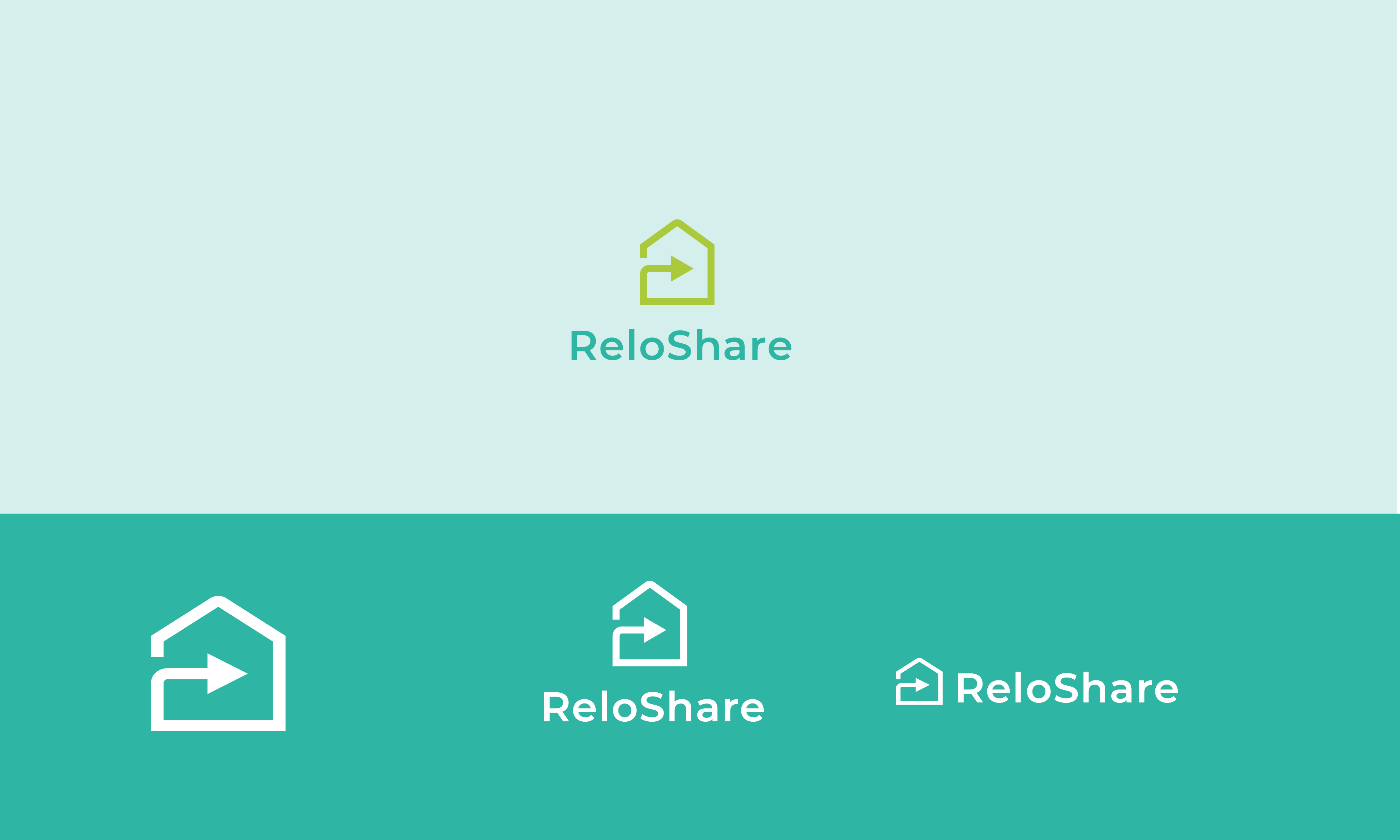 Logo Design by rafikrdhaounia 2 for ReloShare Inc. | Design #25730616