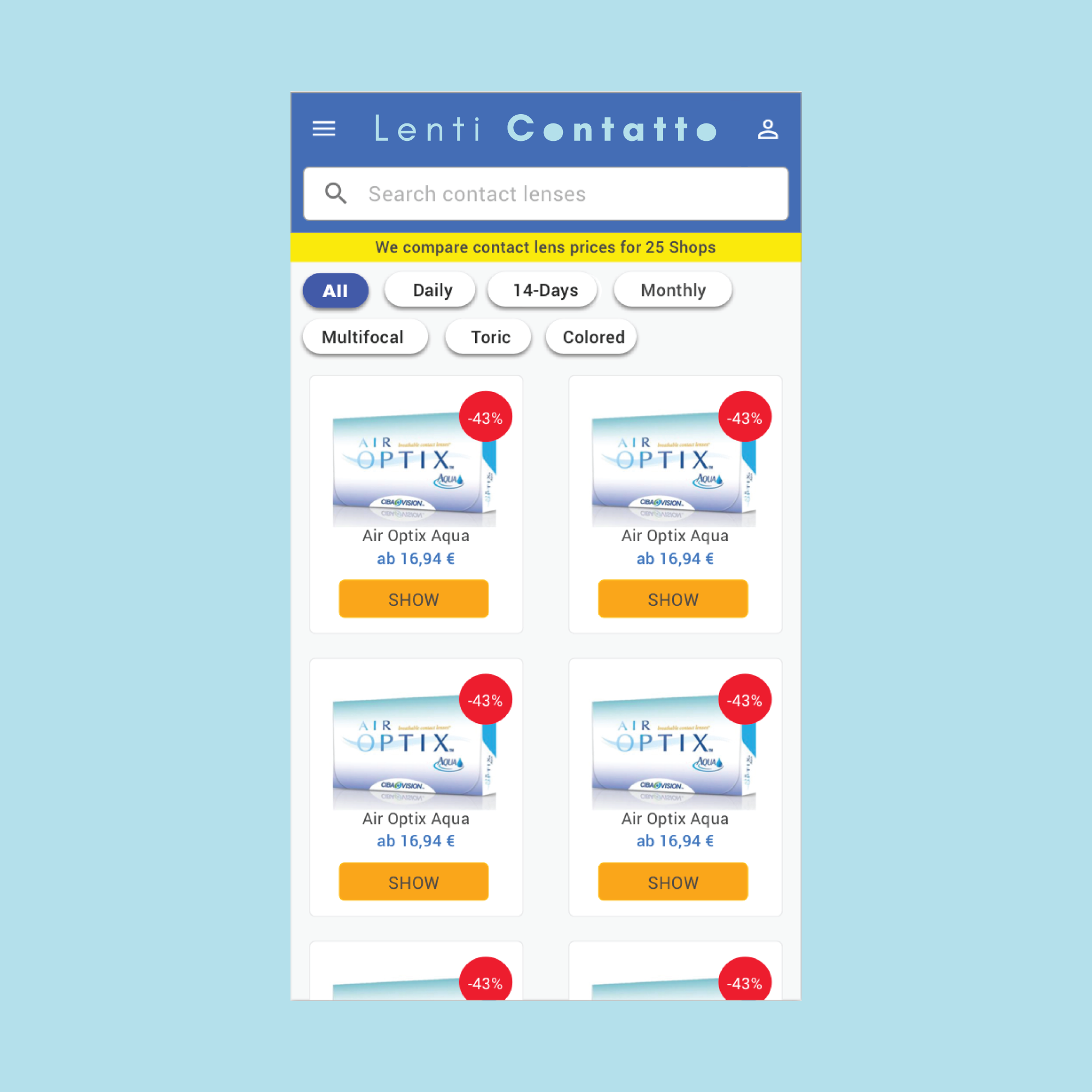 Diseño de Logo por Zak deZign para Kontaktlinsen-Preisvergleich GmbH | Diseño #25711103