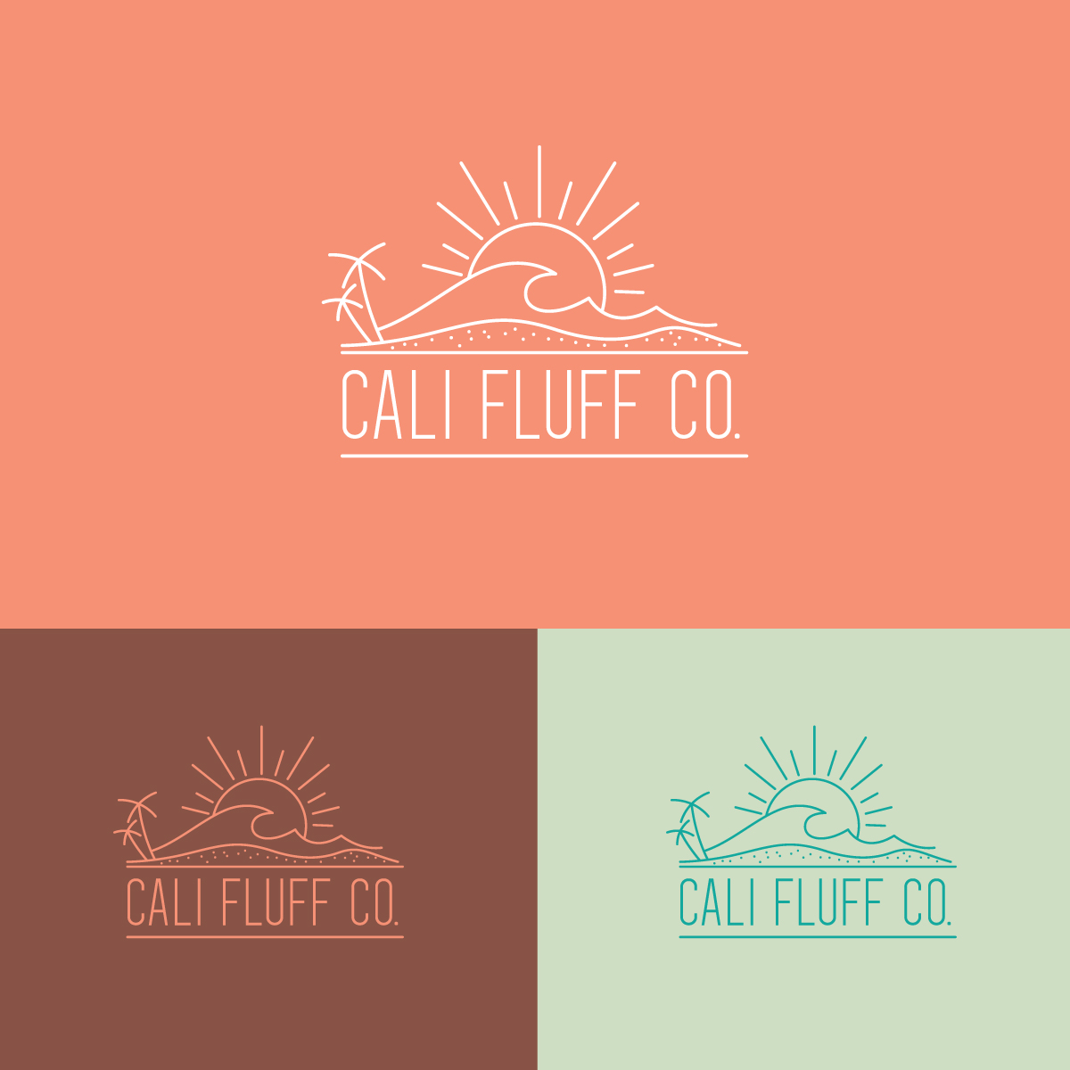 Logo Design by Graphic Bricks for Cali Fluff Co. | Design #25702429