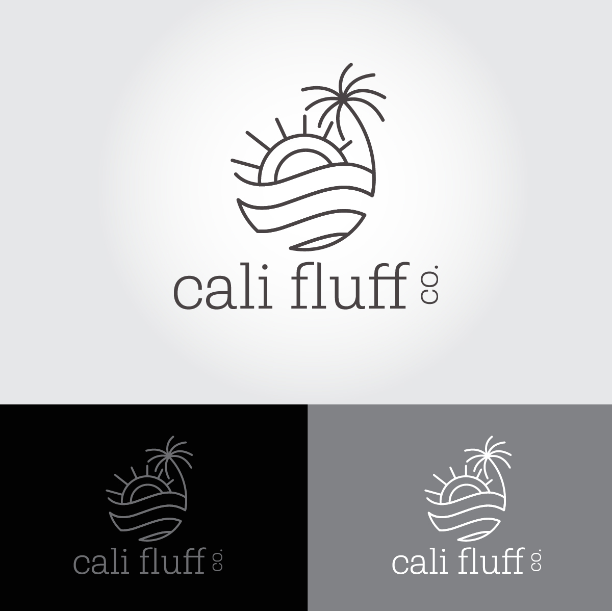 Logo Design by fly  design for Cali Fluff Co. | Design #25718786