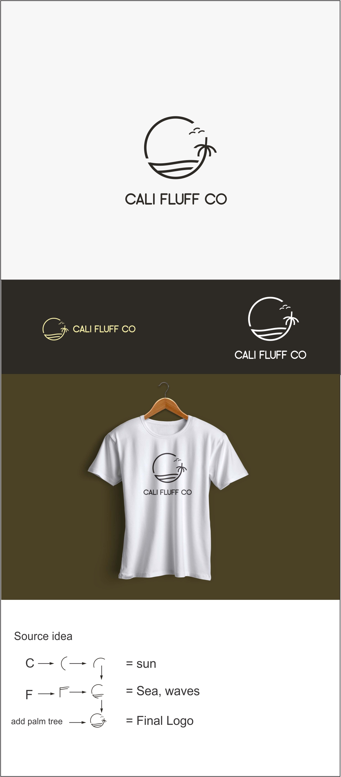 Logo Design by dclawstudio for Cali Fluff Co. | Design #25730475