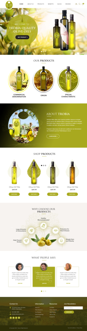Web Design by Blue Sparrow for this project | Design: #25708356