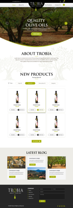 Diseño Web por Shijo John para este proyecto | Diseño #25707577