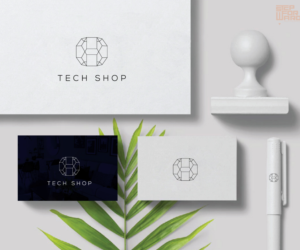 TECH SHOP | Logo Design by step forward 2