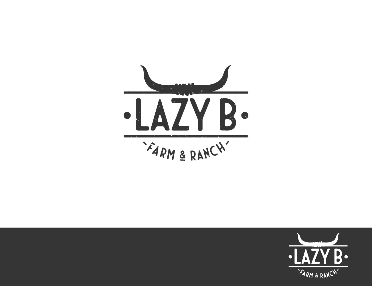 Logo Design by WAVE d3sign for Lazy B Farm & Ranch | Design #25767712