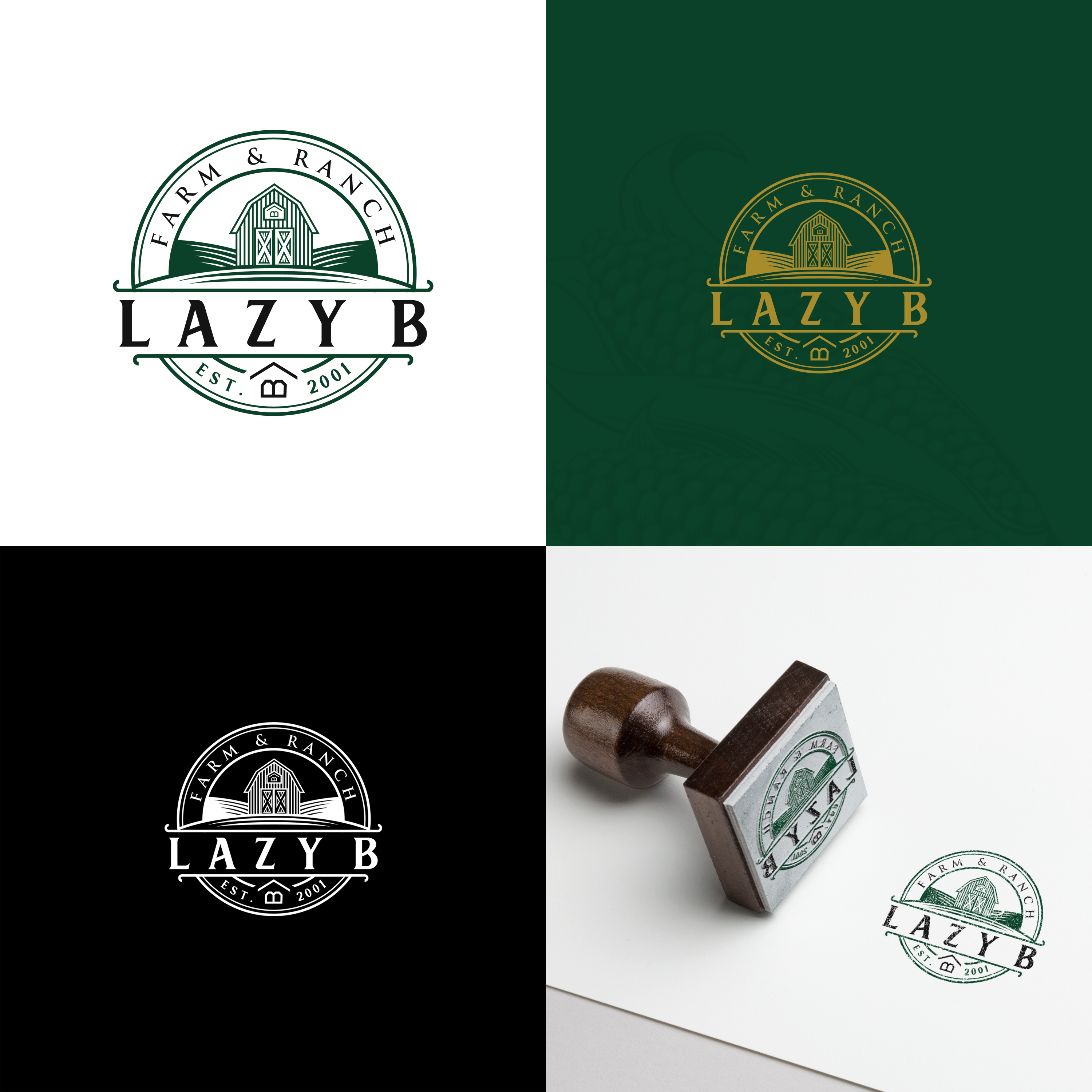 Logo Design by TonySg for Lazy B Farm & Ranch | Design #25724632