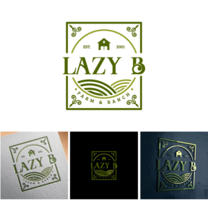 Logo Design by michellefrances for Lazy B Farm & Ranch | Design #25747199