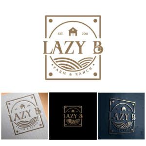 Lazy B Farm & Ranch | Logo Design by michellefrances