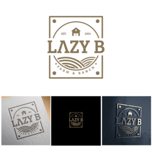 Logo Design by michellefrances for Lazy B Farm & Ranch | Design: #25765047