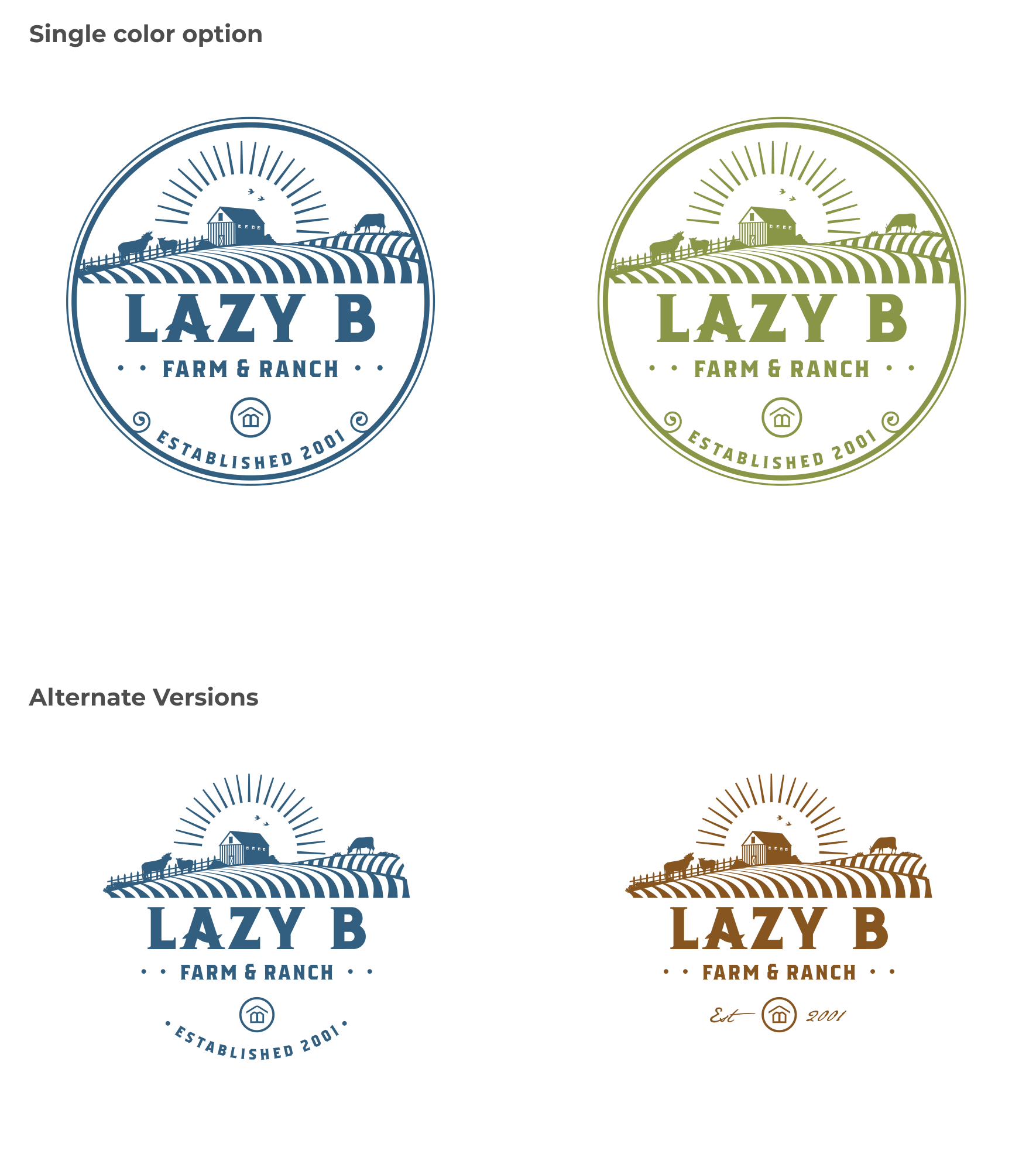 Diseño de Logo por Ankit Bhattarai para Lazy B Farm & Ranch | Diseño #25739436
