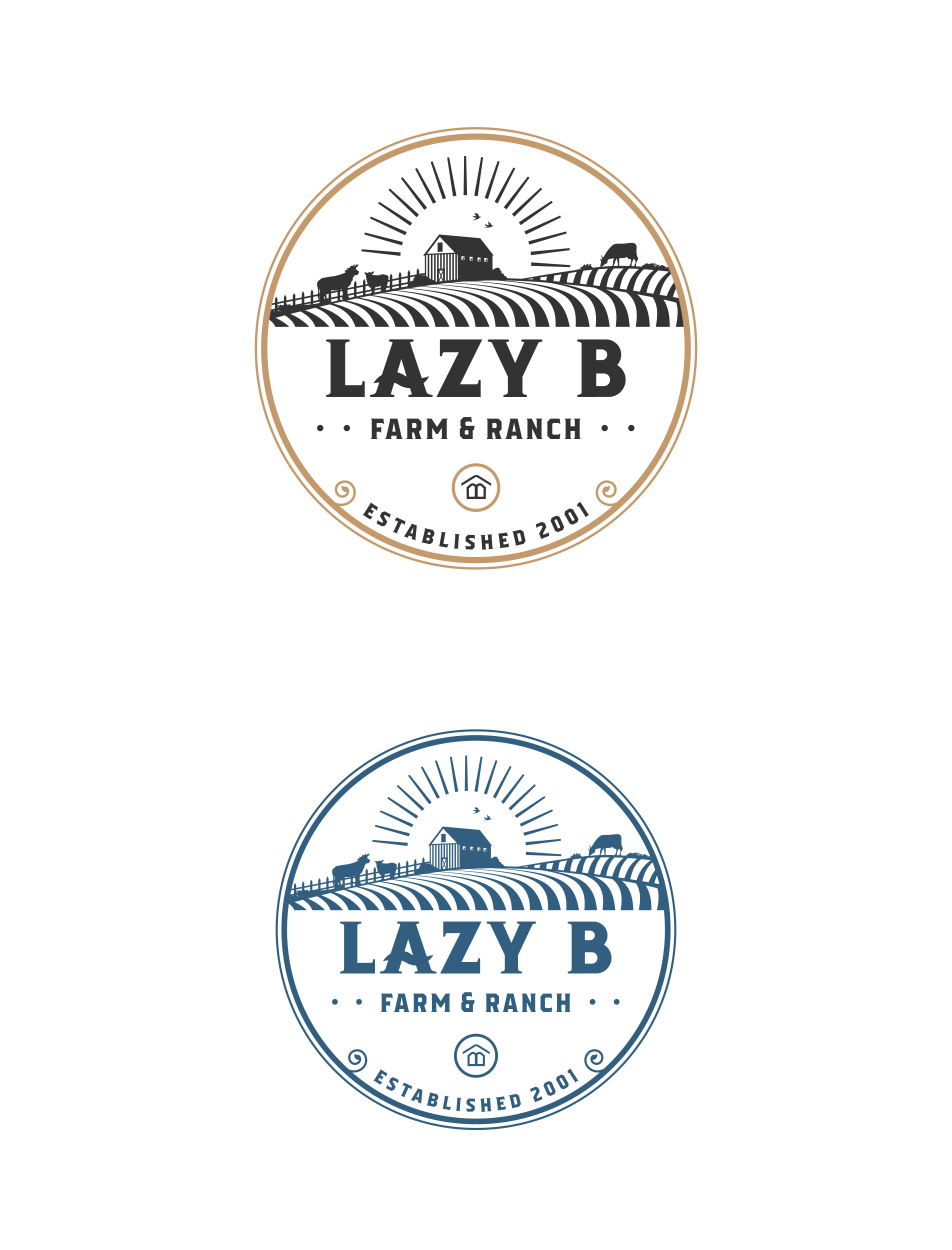 Logo-Design von Ankit Bhattarai für Lazy B Farm & Ranch | Design #25739437