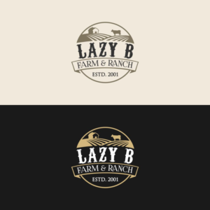 Lazy B Farm & Ranch | Logo-Design von MOH Studio