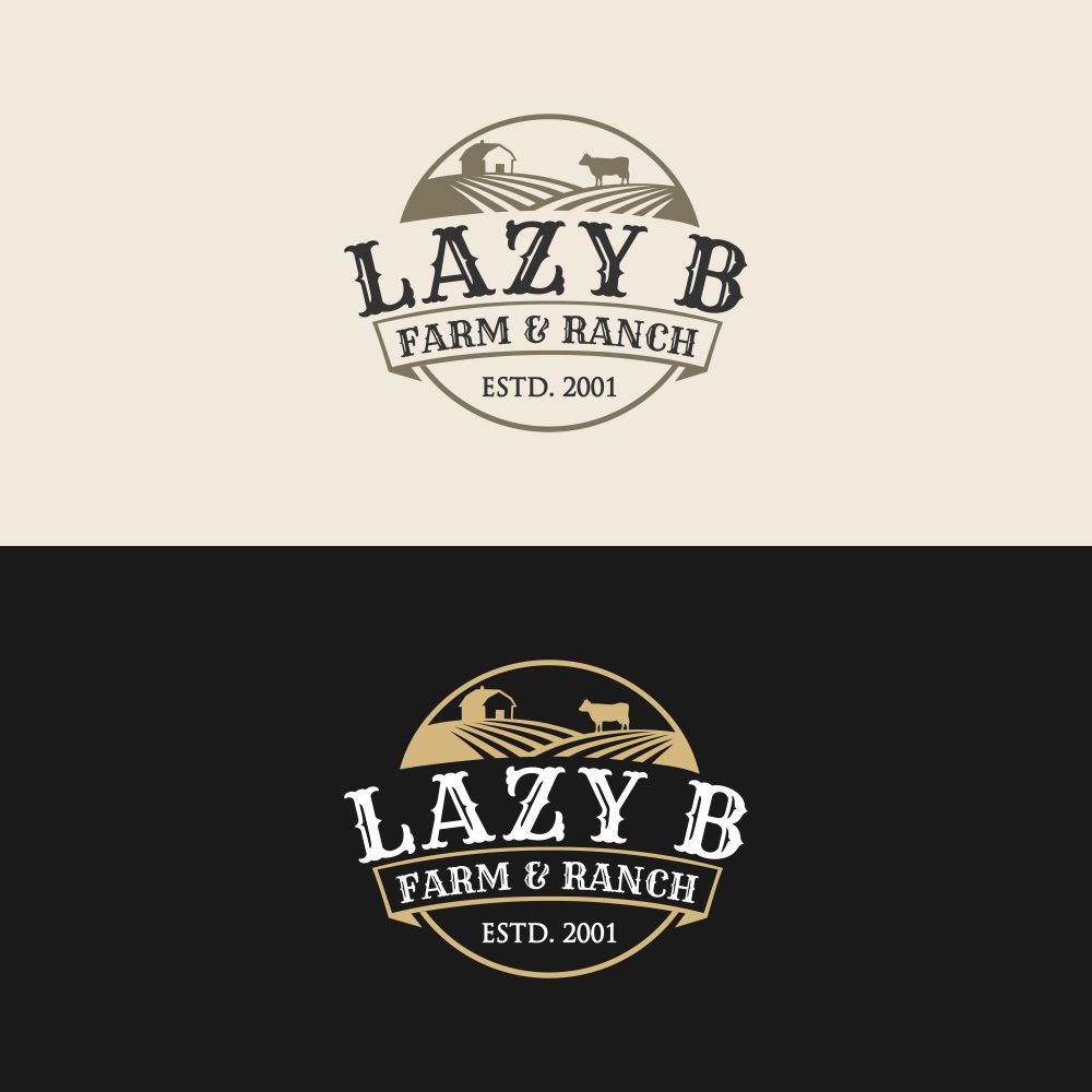 Design de Logo par MOH Studio pour Lazy B Farm & Ranch | Design #25730656