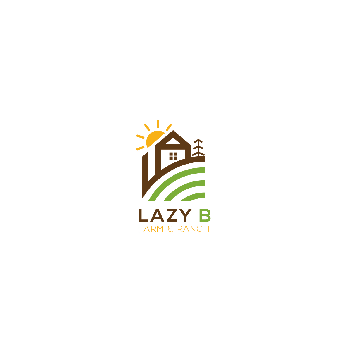 Logo Design by Zakir 4 for Lazy B Farm & Ranch | Design #25770194