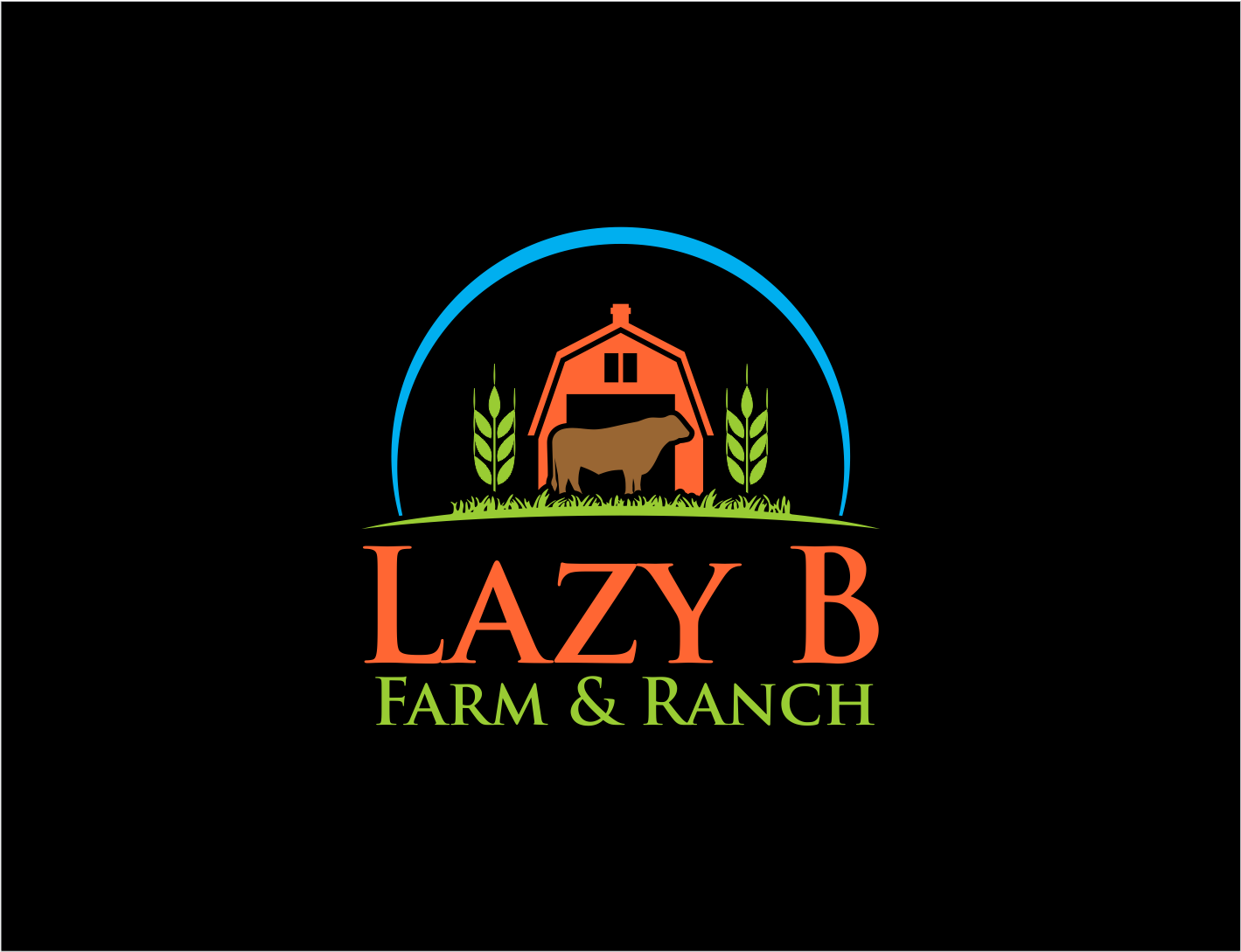 Logo Design by BNdesigner for Lazy B Farm & Ranch | Design #25730963