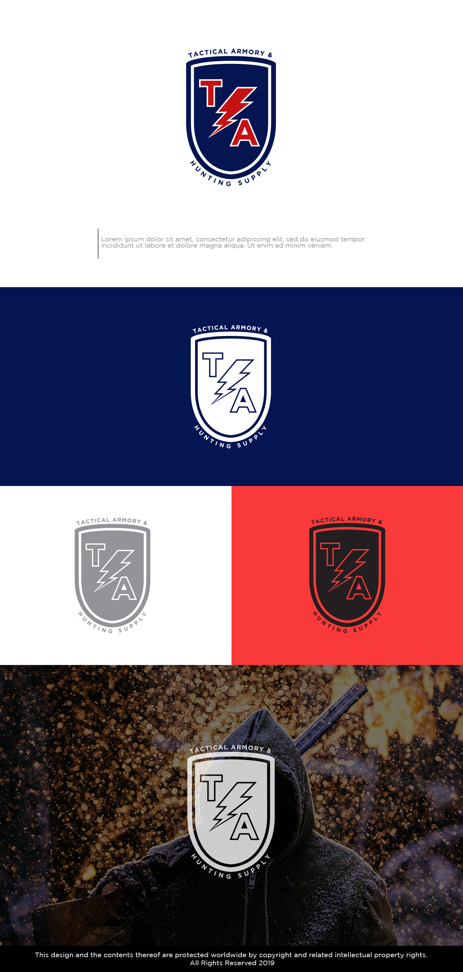 Logo Design by Kim Ji for TACTICAL ARMORY LLC | Design #25702935