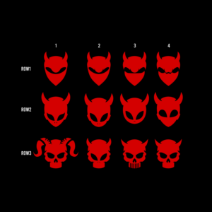 Red Devil Logo for HOT Source /Monster | Logo Design by Farqaleit™