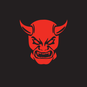 Red Devil Logo for HOT Source /Monster | Logo Design by Samantha Ward Design