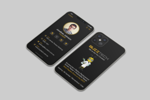 Business Card that looks like an iPhone 12 Pro | Design de Carte de Visite par MDesign
