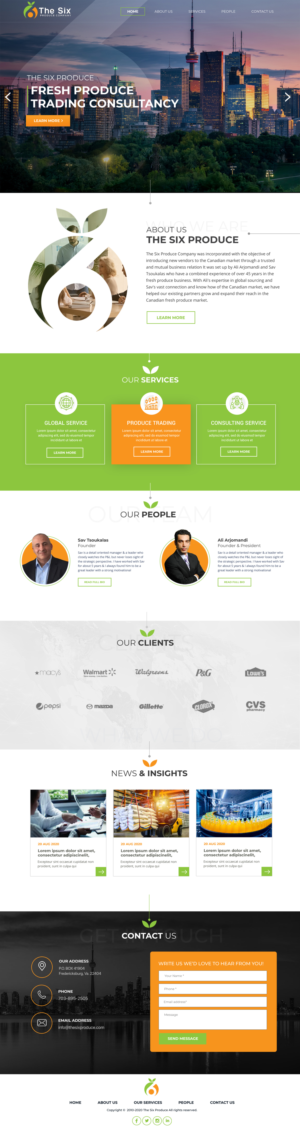 Web Design by Blue Sparrow for this project | Design: #25726936