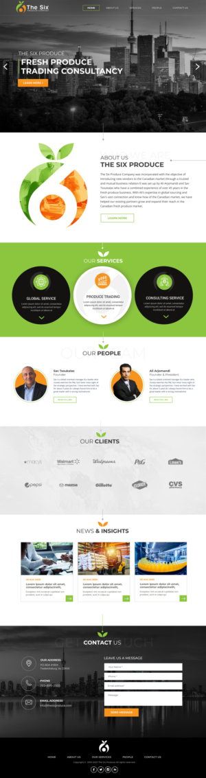Web Design by Blue Sparrow for this project | Design: #25726937