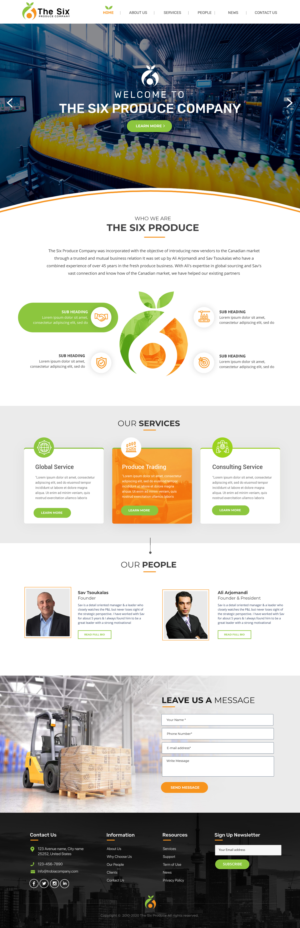 Web Design by Blue Sparrow for this project | Design: #25730724