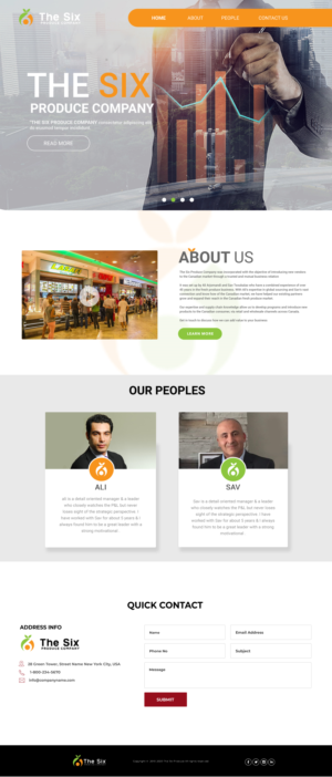 Web Design by Blue Sparrow for this project | Design: #25739540