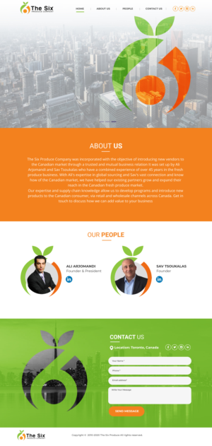 Web Design by Blue Sparrow for this project | Design: #25800812