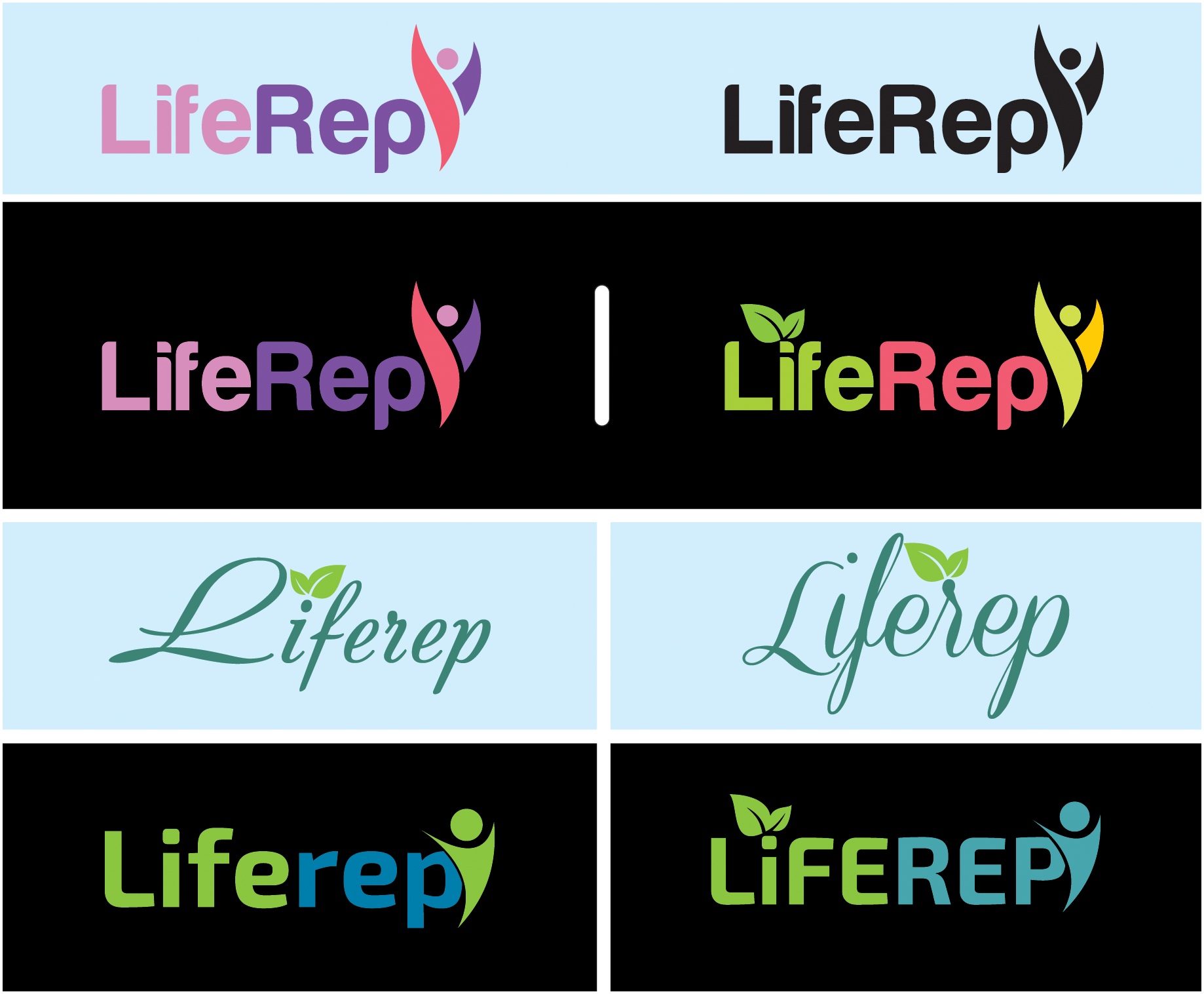 Logo Design by Tuba Art Studio. IZ (IMRAN ZW) for LifeRep | Design #25711261