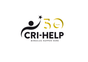 CRI-Help | 50 Years | Miracles happen here. | Logo Design by Nigel B