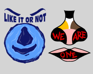 Walking Billboard for Peace, Love, and Unity* | T-shirt Design by Falih A