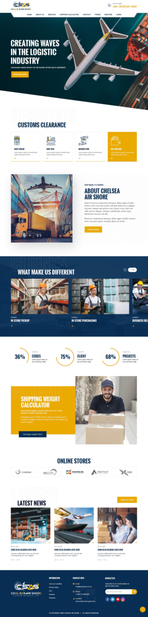 Chel-sea Air Shore Custom Brokers Limited | Web Design by nzdesigners