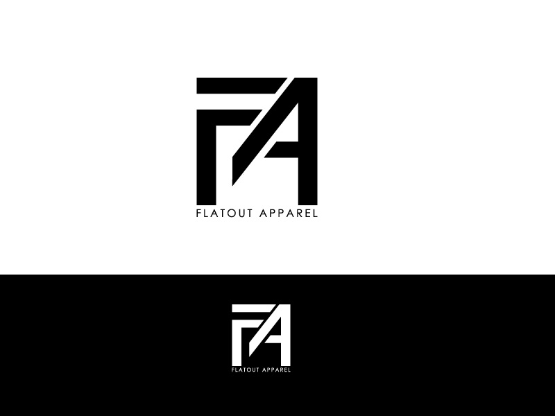 Logo Design by expert pro for Flatout Apparel Inc | Design #25710651