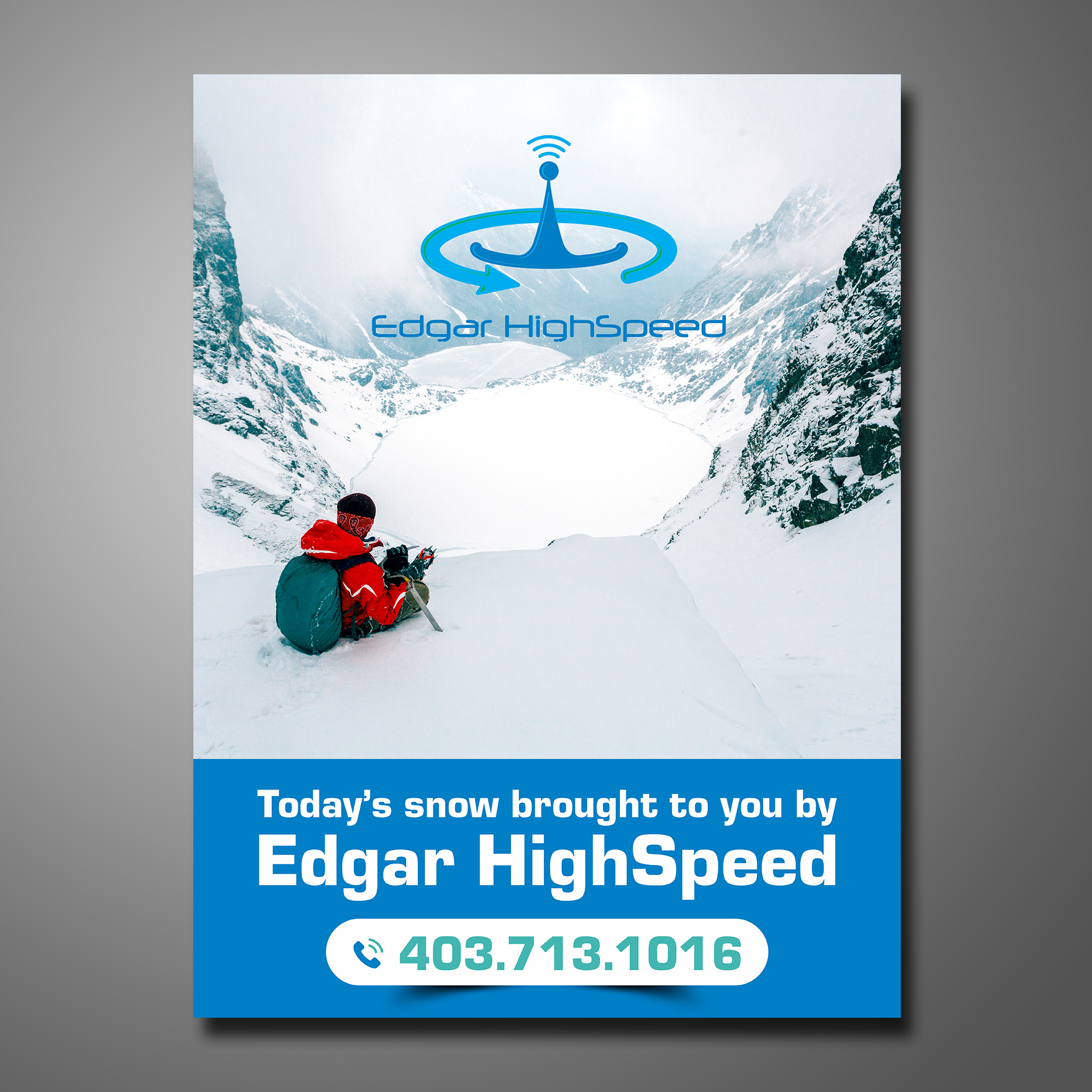 Schilder-Design von ecorokerz für Edgar HighSpeed Inc | Design #25714054