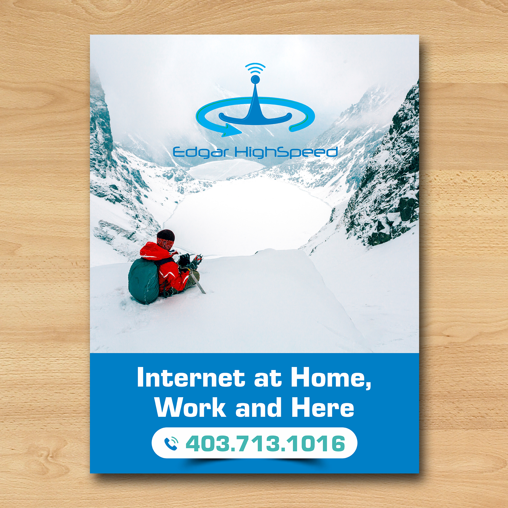 Signage Design by ecorokerz for Edgar HighSpeed Inc | Design #25729661