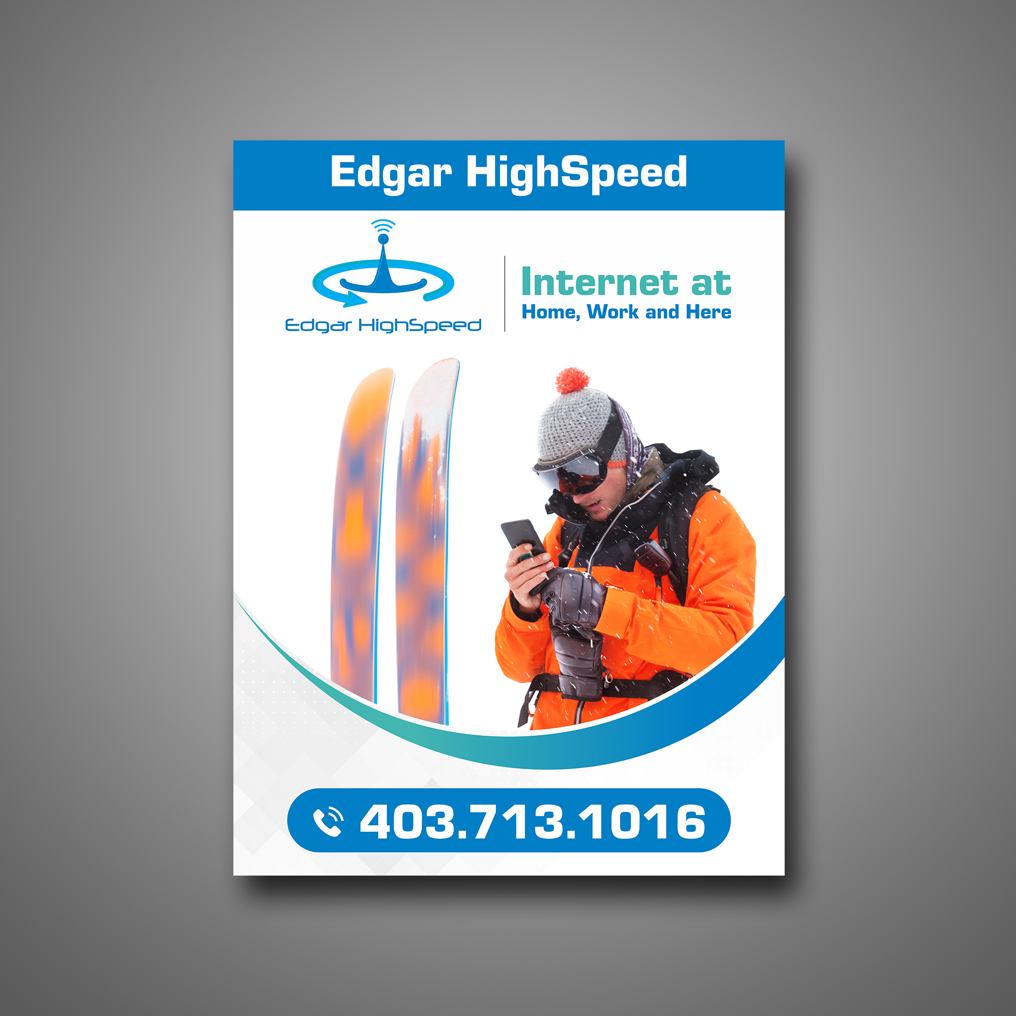 Signage Design by ecorokerz for Edgar HighSpeed Inc | Design #25759943