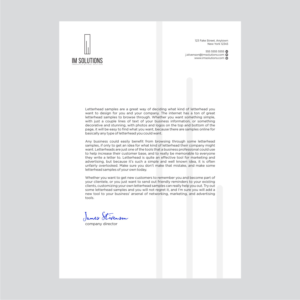 Stationery Design by Atvento Graphics for IMSolutions | Design: #26157622