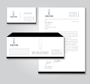 Stationery Design by instudio for IMSolutions | Design: #25731896