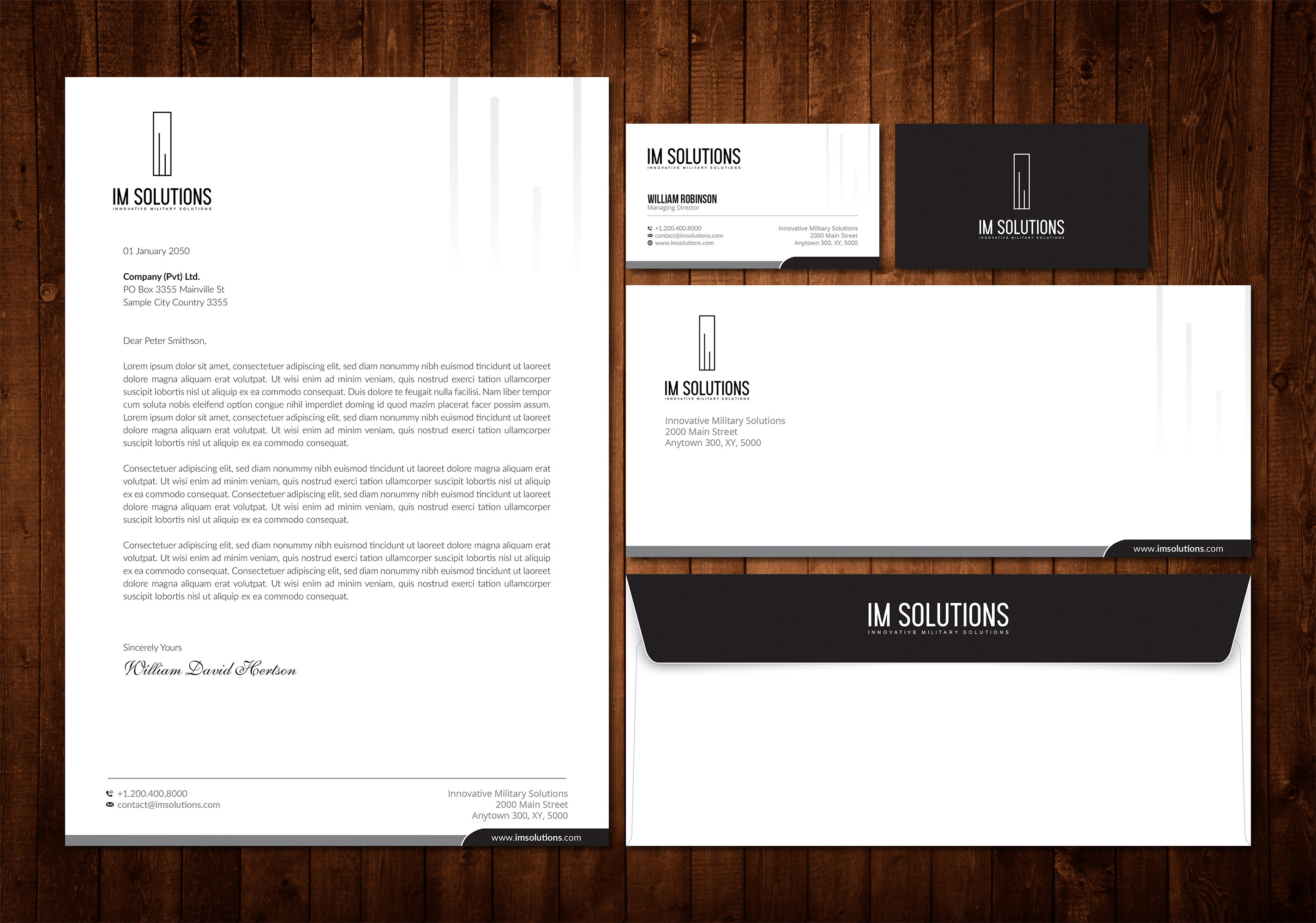 Stationery Design by OxonoArt for IMSolutions | Design #25729827