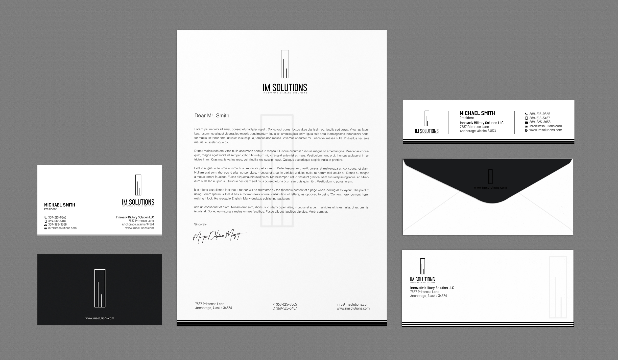 Diseño de Papelería por chandrayaan.creative para IMSolutions | Diseño #25712669