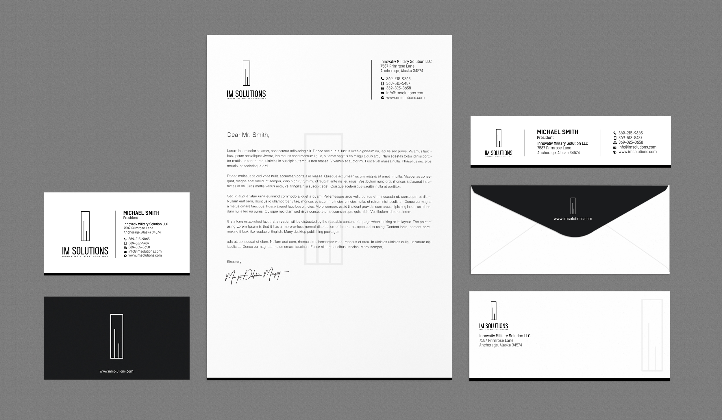 Stationery Design by chandrayaan.creative for IMSolutions | Design #25712678