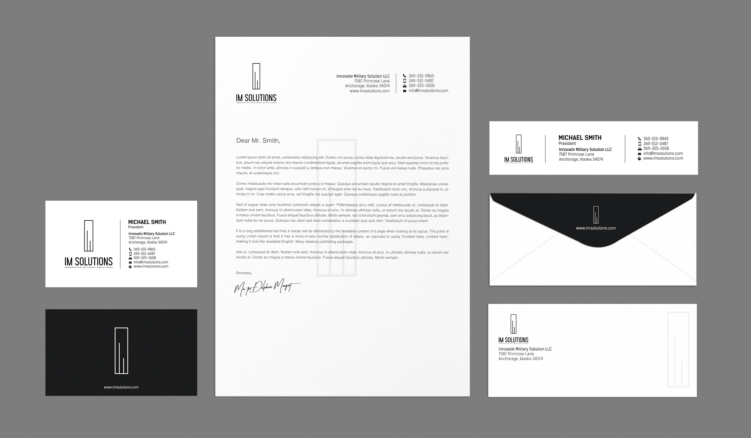 Stationery Design by chandrayaan.creative for IMSolutions | Design #25713137