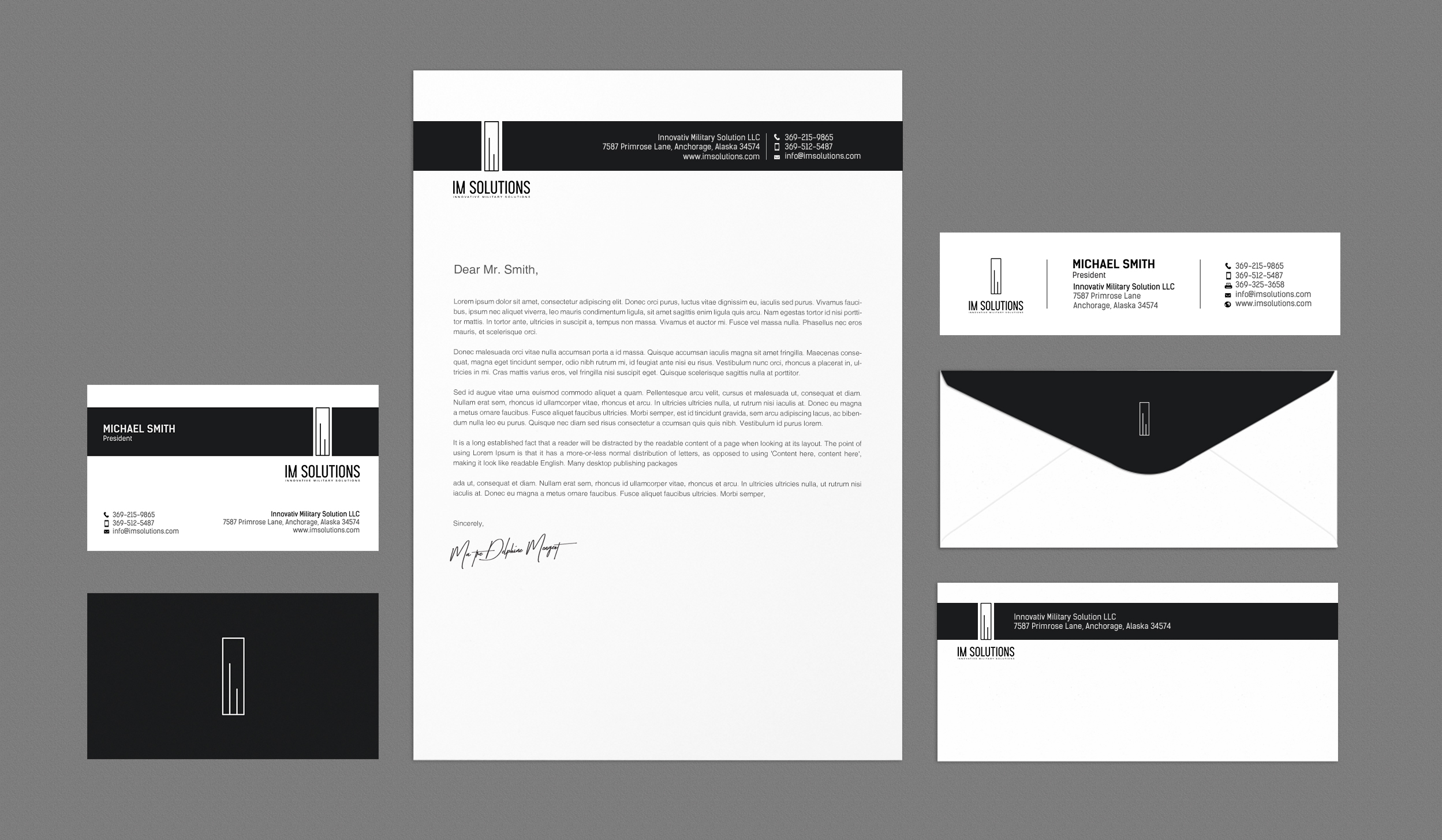 Stationery Design by chandrayaan.creative for IMSolutions | Design #25713160