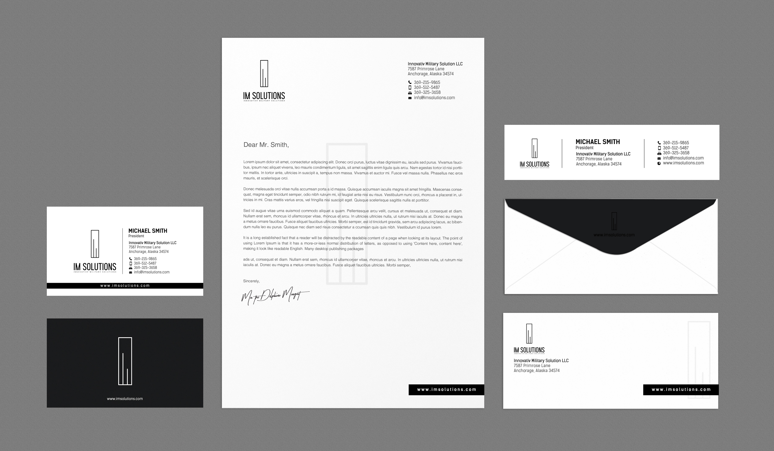 Stationery Design by chandrayaan.creative for IMSolutions | Design #25713162
