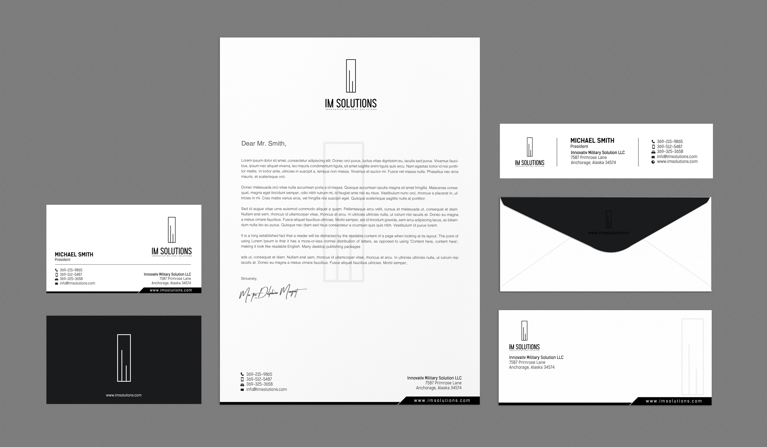 Stationery Design by chandrayaan.creative for IMSolutions | Design #25713166