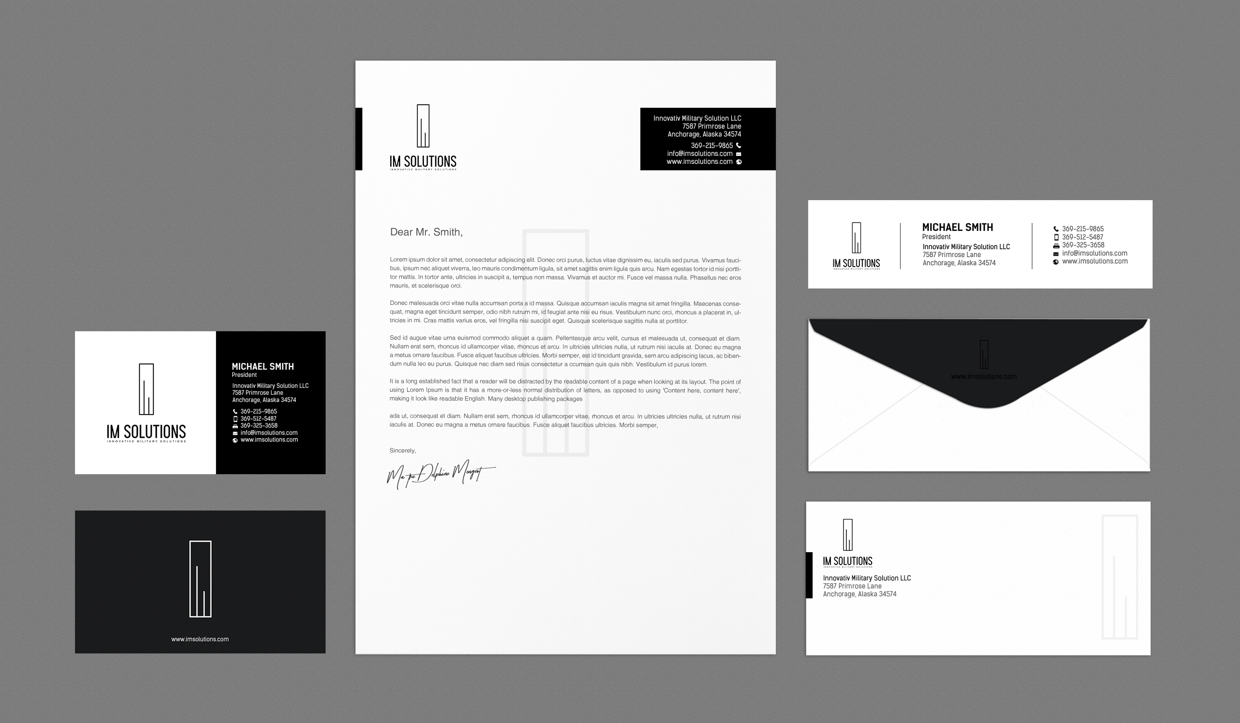 Stationery Design by chandrayaan.creative for IMSolutions | Design #25713174