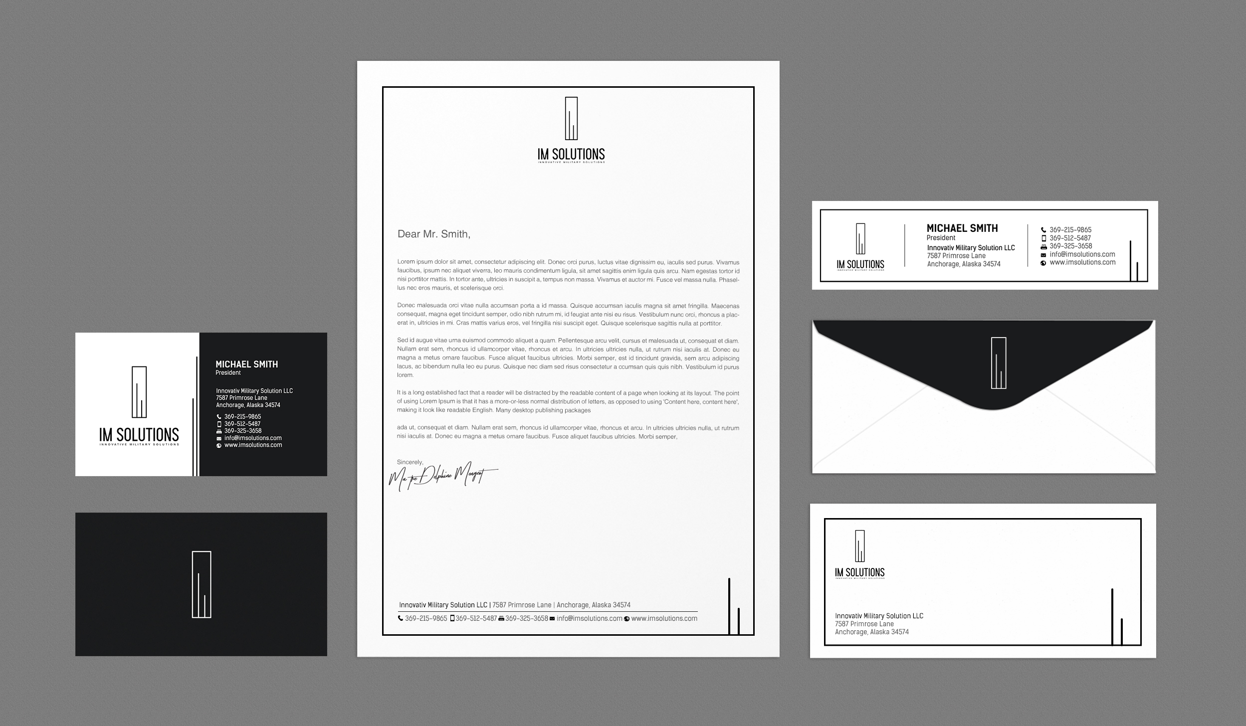 Stationery Design by chandrayaan.creative for IMSolutions | Design #25726434