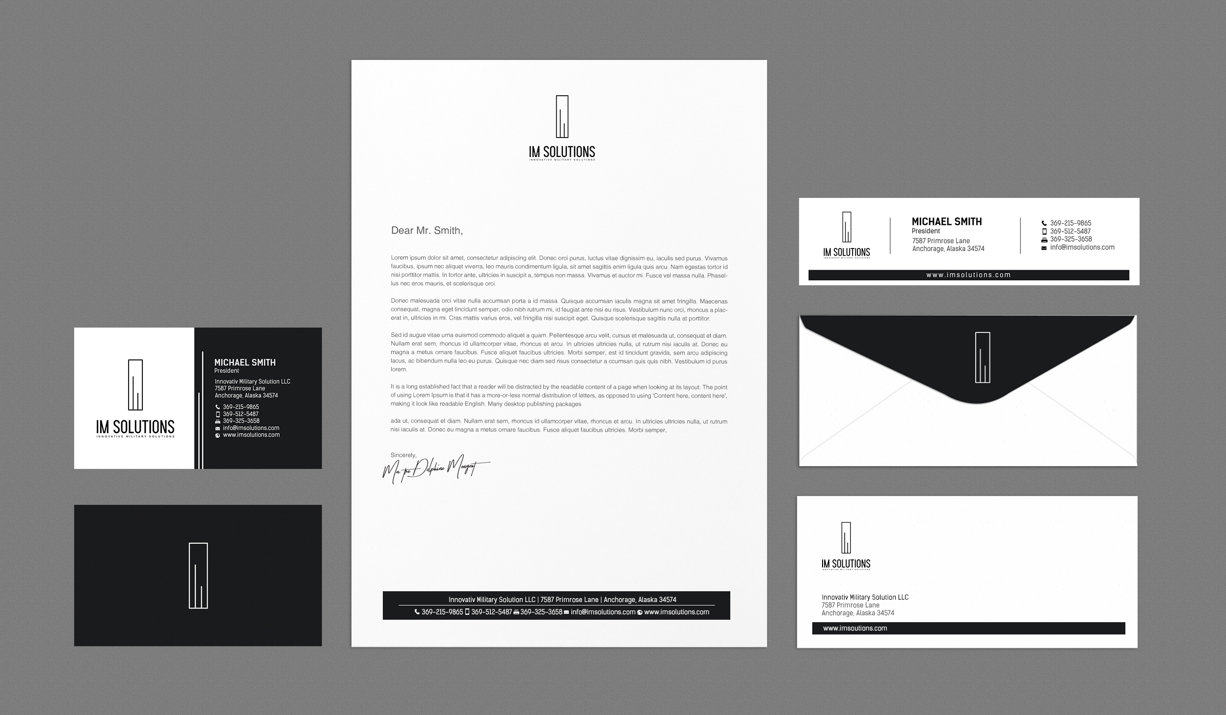 Stationery Design by chandrayaan.creative for IMSolutions | Design #25806380