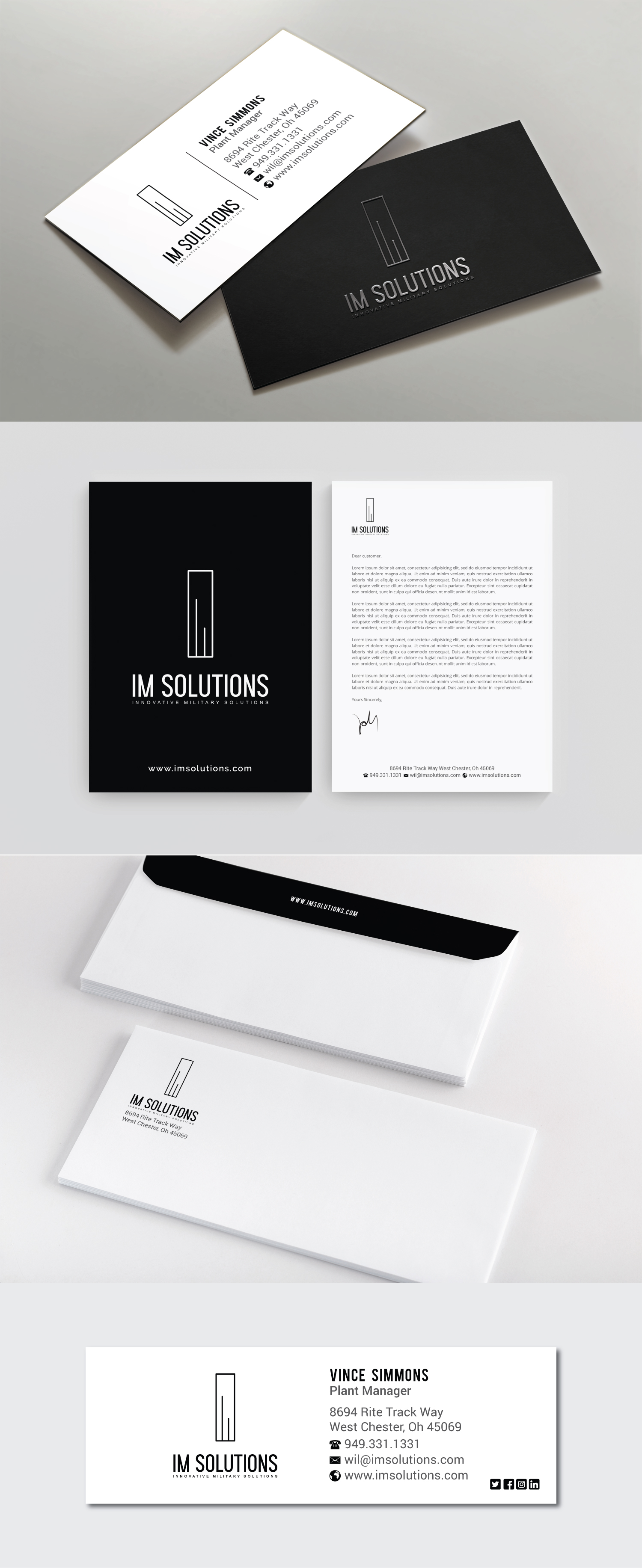 Stationery Design by R.design for IMSolutions | Design #25726750