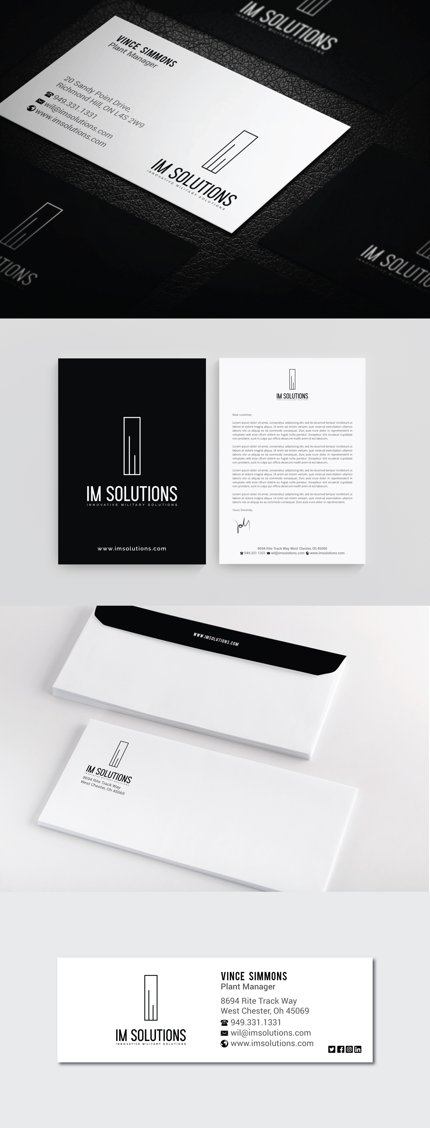Stationery Design by R.design for IMSolutions | Design #25726826